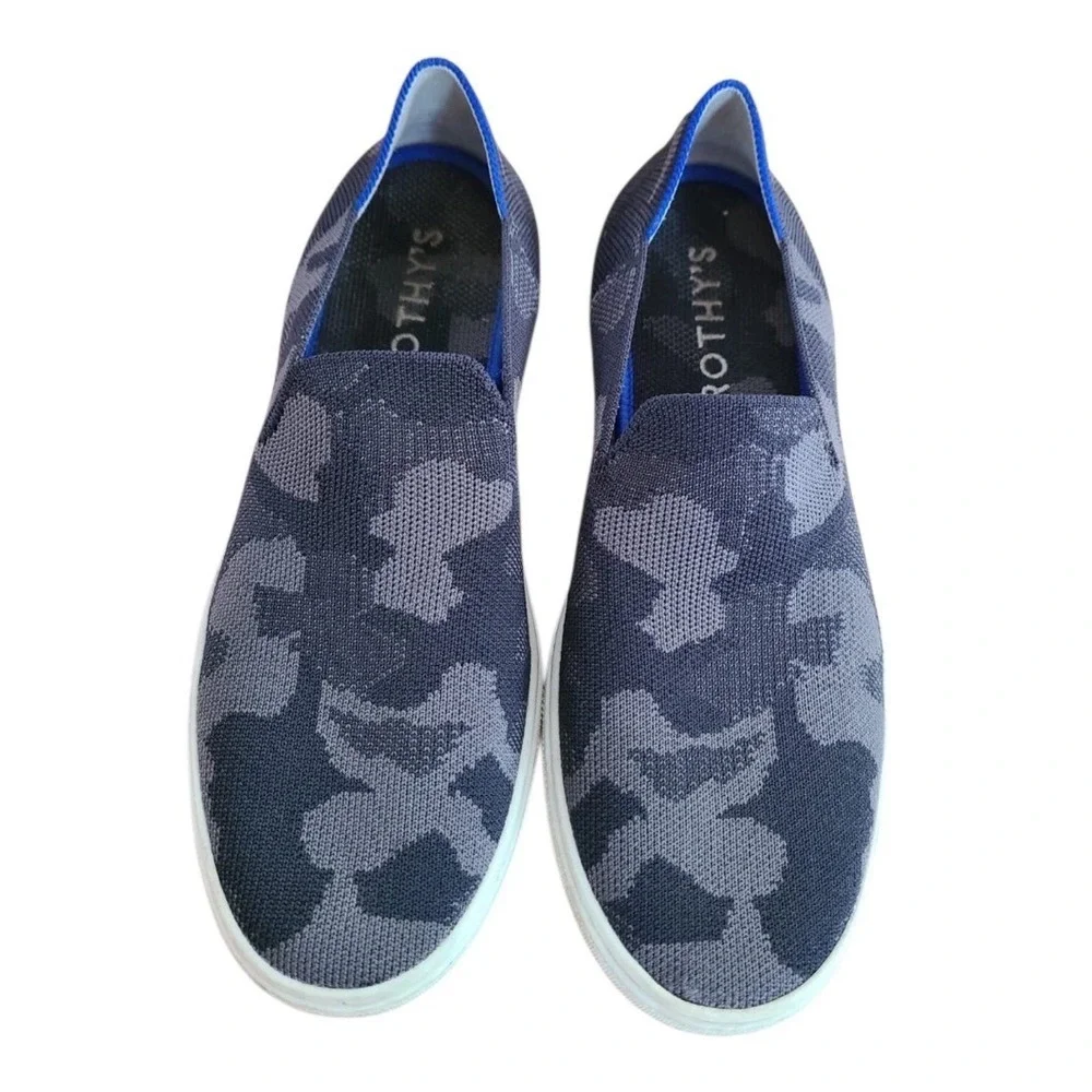 Rothy's Camo slip on shoes/ sneakers retired rare‎ size 8